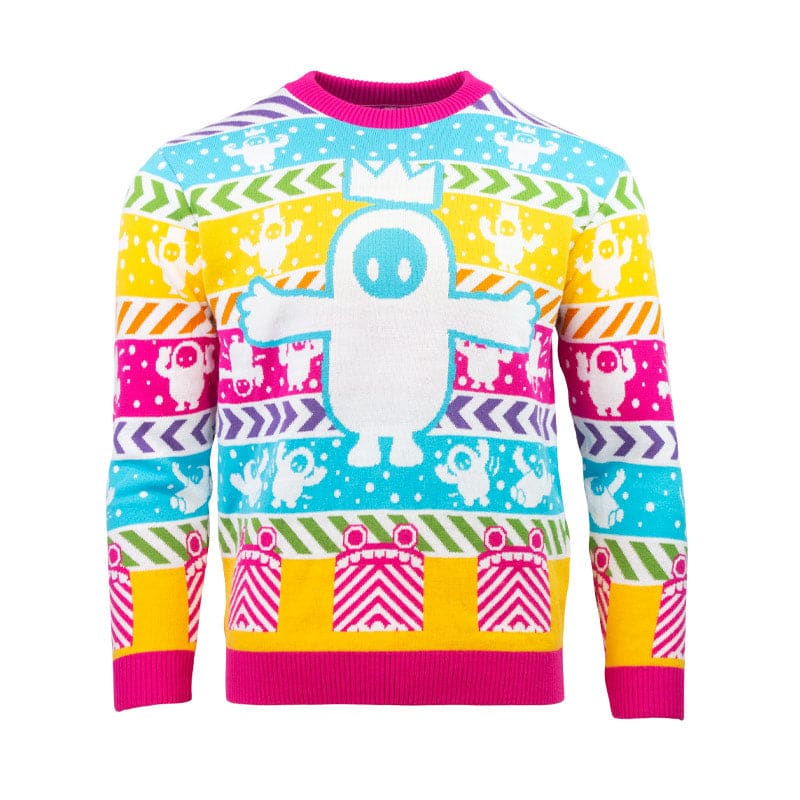 numskull-fall-guys-christmas-jumper-weihnachtspullover-strick image 2