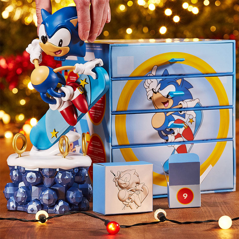 numskull-sonic-countdown-characters-adventskalender-snowboard-figur image 4
