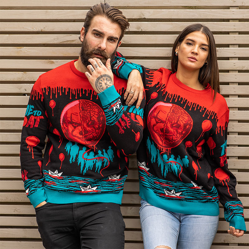 numskull-pennywise-it-weihnachtspullover-ugly-sweater-m image 3