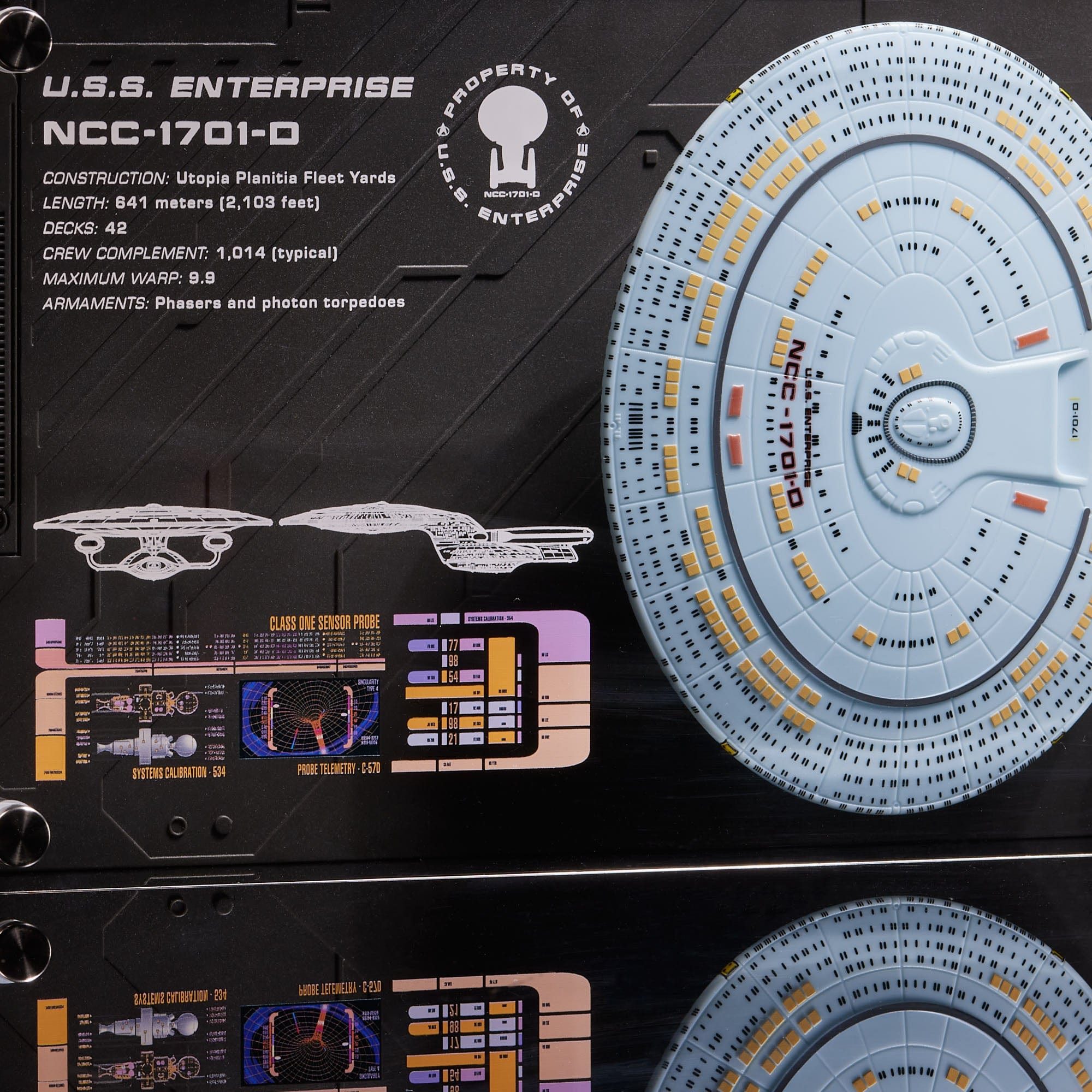 numskull-star-trek-enterprise-ncc-1701-d-plakette-sammlerplatte image 3