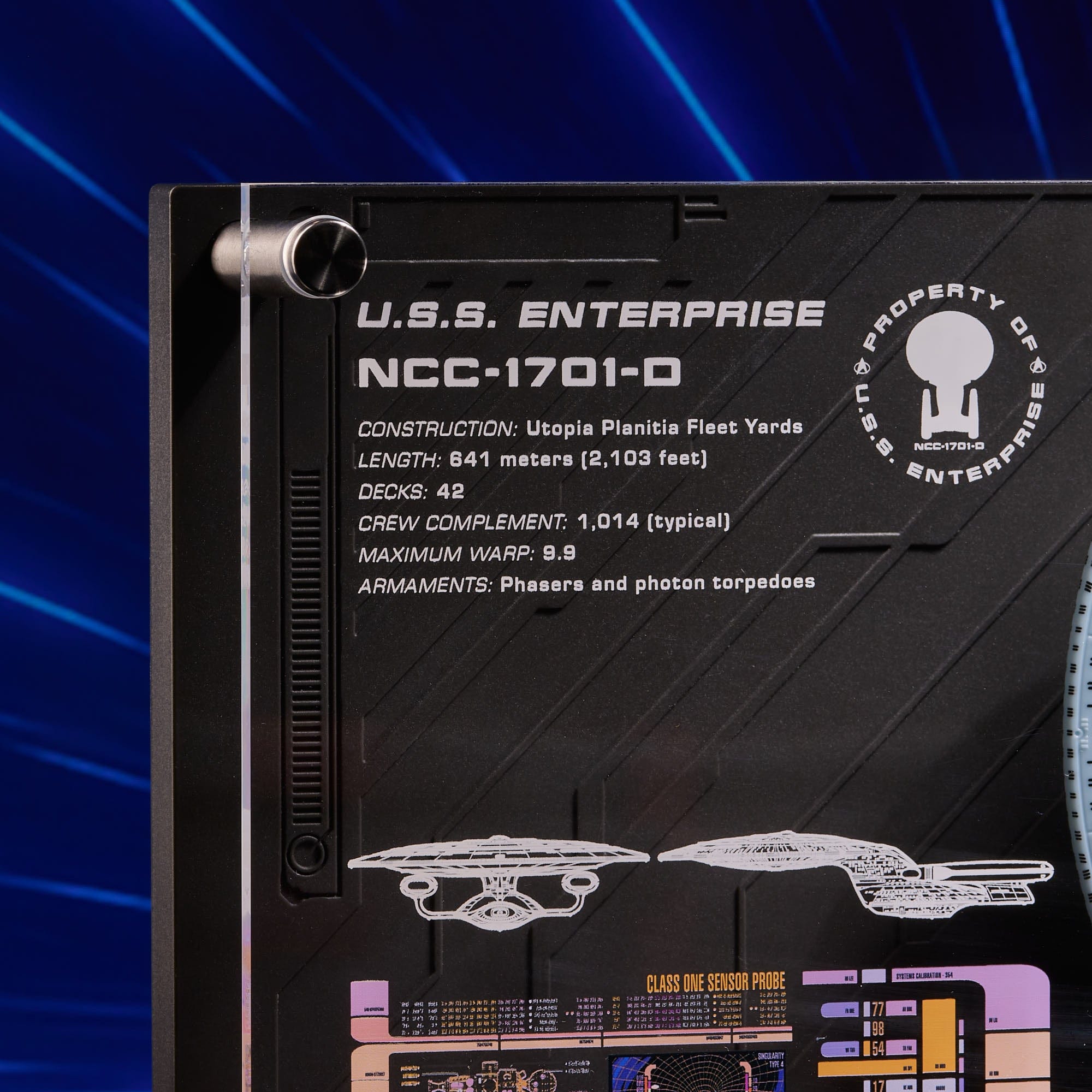 numskull-star-trek-enterprise-ncc-1701-d-plakette-sammlerplatte image 4