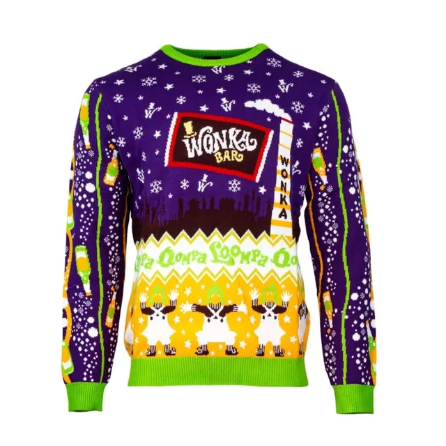 numskull-willy-wonka-weihnachtspullover-ugly-sweater-2xs image 1