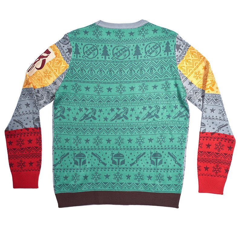 star-wars-boba-fett-weihnachtspullover-strick-gr-m-unisex image 5