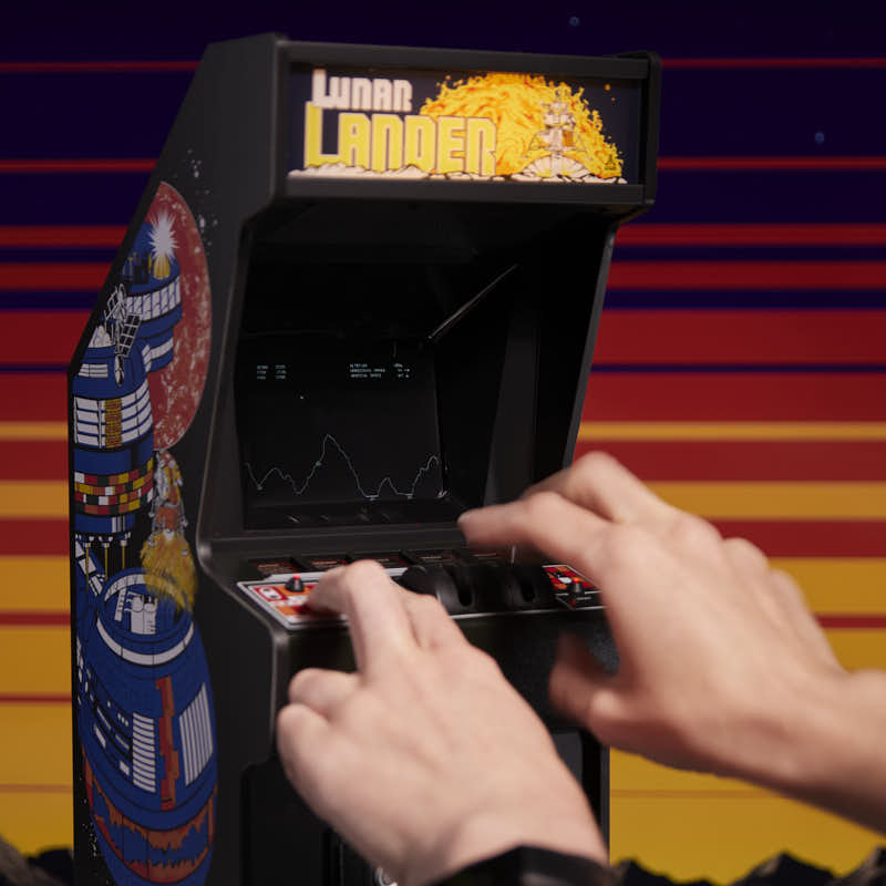 atari-lunar-lander-quarter-arcade-mini-automat-1-4-sammler image 4