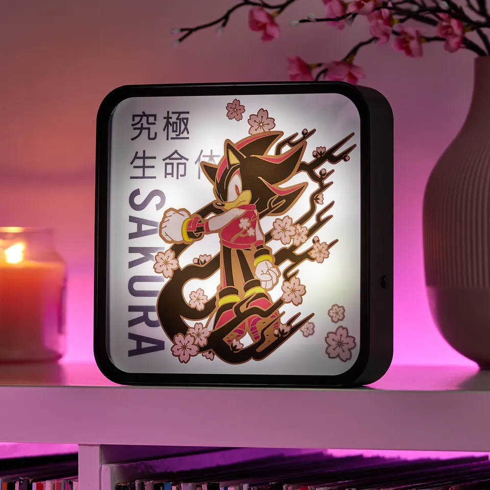 numskull-sonic-lampe-sakura-shadow-acryl-led-tisch-wandlicht image 1
