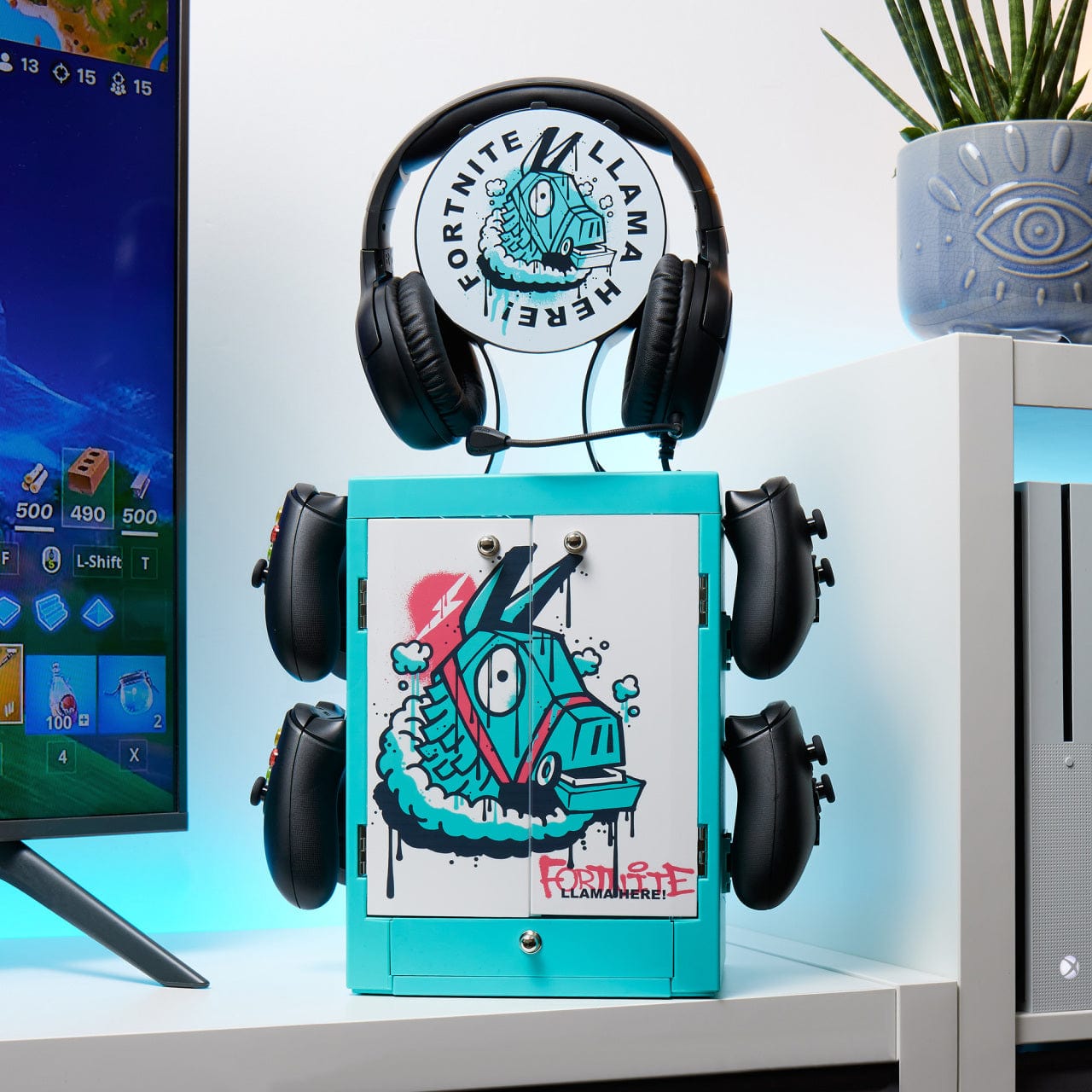 numskull-gaming-locker-fortnite-spiele-aufbewahrung-lama image 1