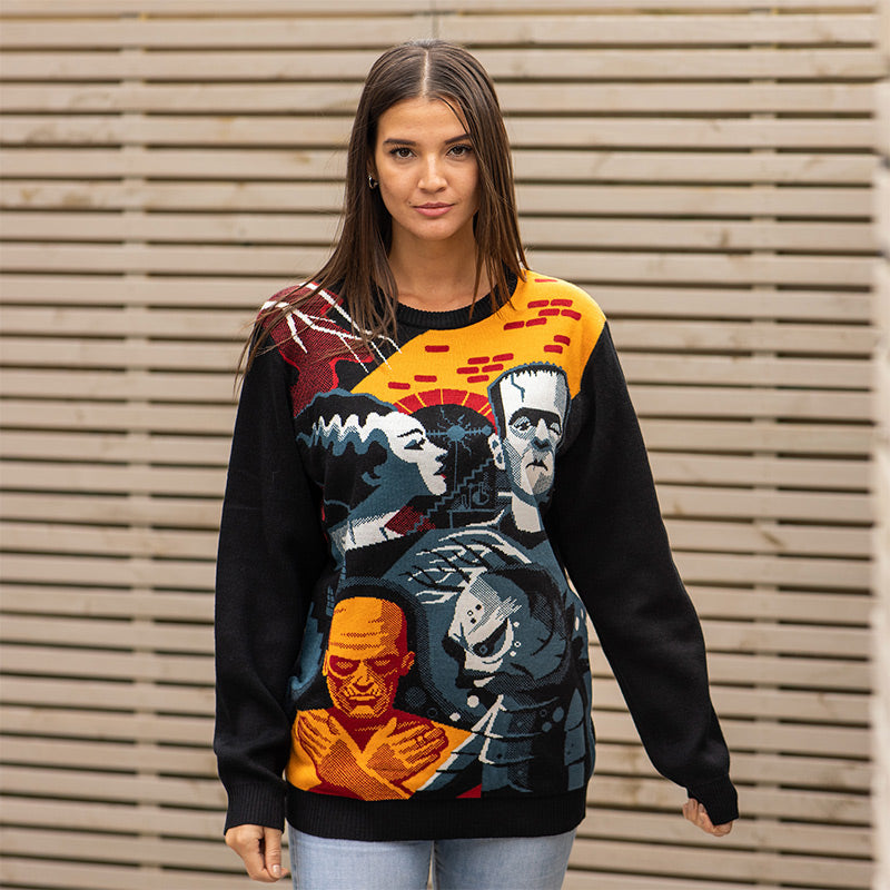 numskull-monsters-group-jumper-halloween-pullover-gr-e-l image 2