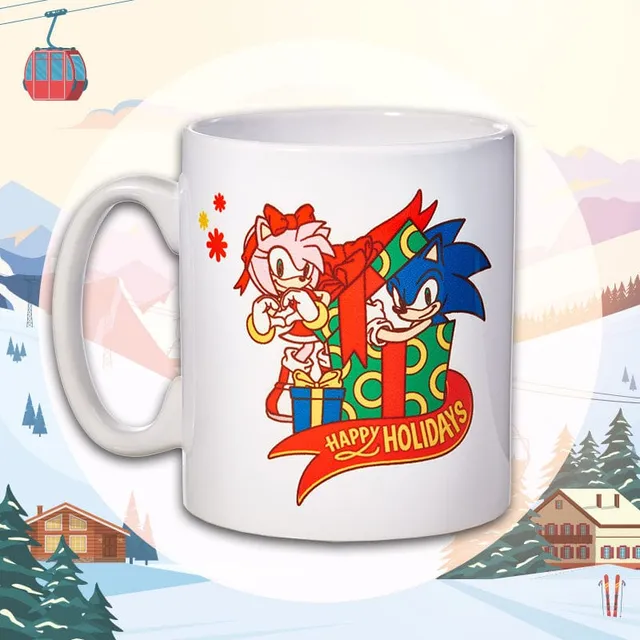 numskull-sonic-happy-holidays-tasse-keramik-wei image 1