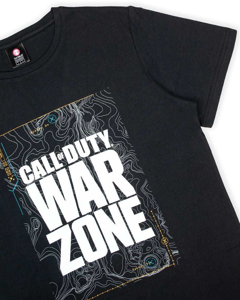 numskull-call-of-duty-warzone-black-map-t-shirt-schwarz image 2