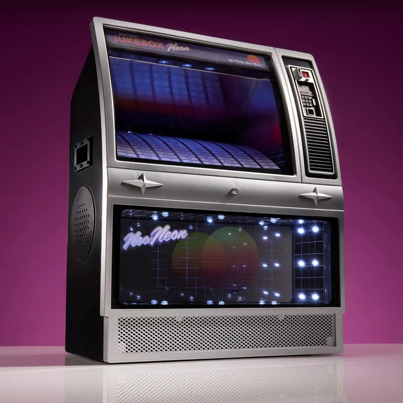 numskull-quarter-arcades-mini-jukebox-bluetooth-neon-80s image 1