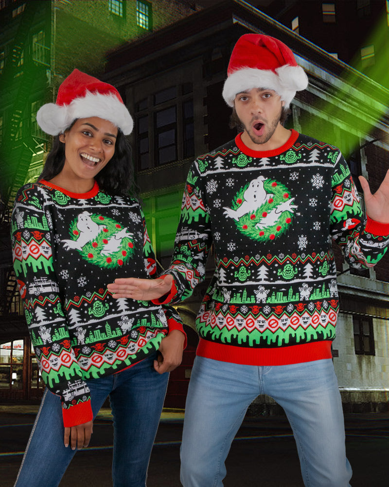 ghostbusters-christmas-jumper-ugly-sweater-gr-xs image 2