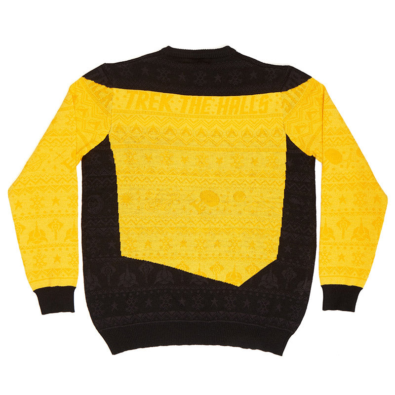 numskull-star-trek-yellow-christmas-jumper-weihnachtspullover-gelb image 2