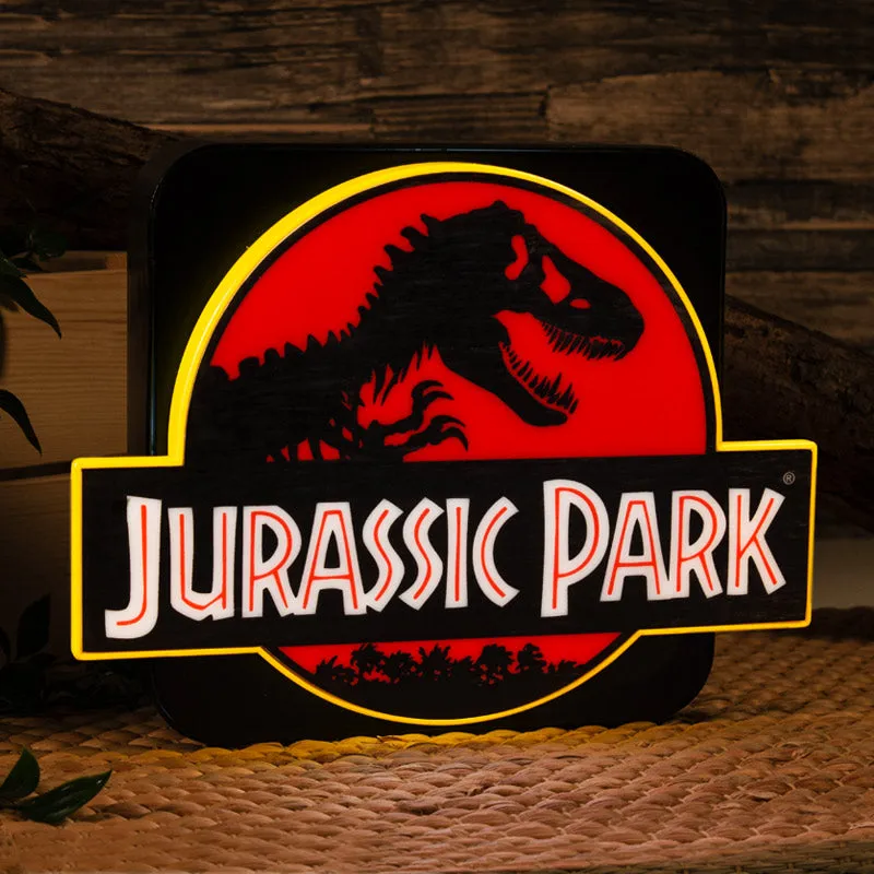 jurassic-park-3d-logo-lampe-wand-und-tischleuchte image 1