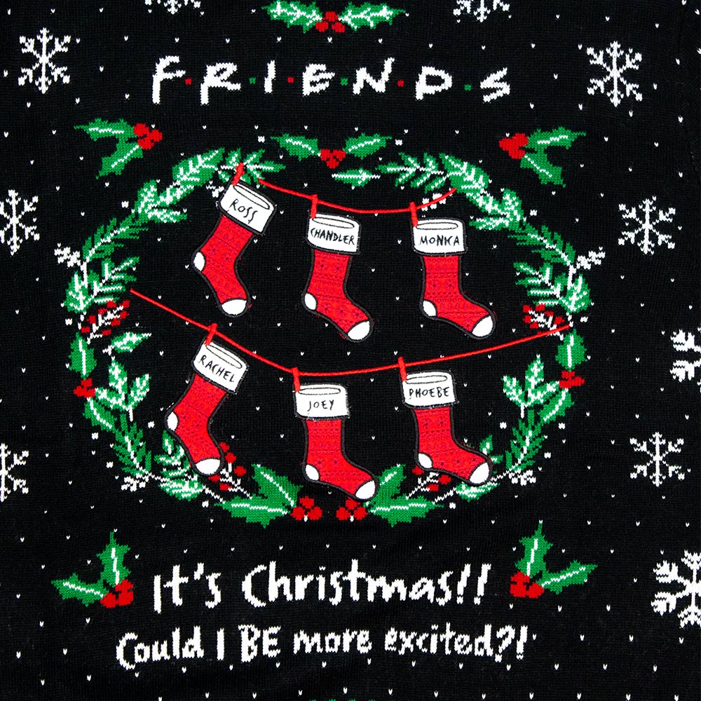 friends-could-i-be-more-excited-weihnachtspullover-2xl image 6