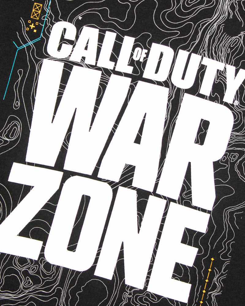 numskull-call-of-duty-warzone-black-map-t-shirt-schwarz image 3