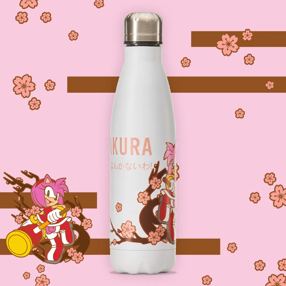 numskull-sega-sakura-amy-rose-trinkflasche-wei-bowling-pin image 1