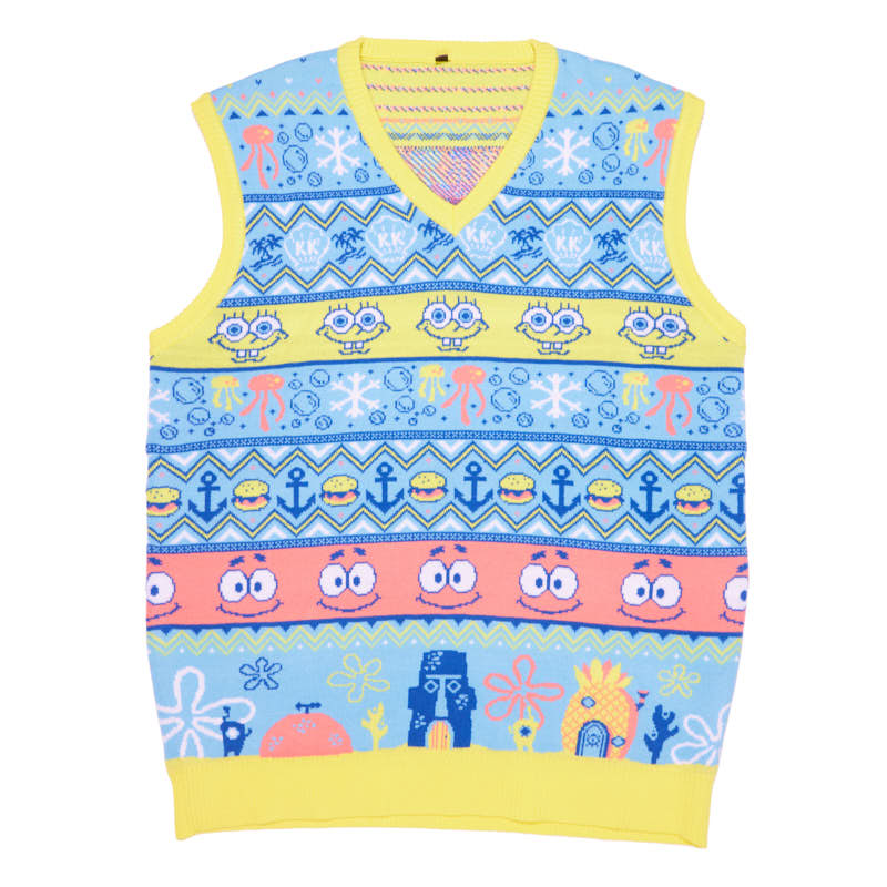 numskull-spongebob-christmas-strickweste-tank-top-gr-m image 6