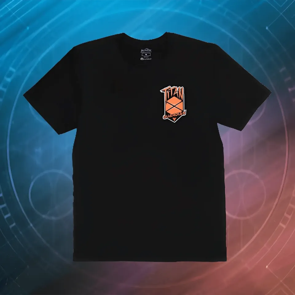 destiny-lightfall-titan-icon-t-shirt-gaming-shirt image 1