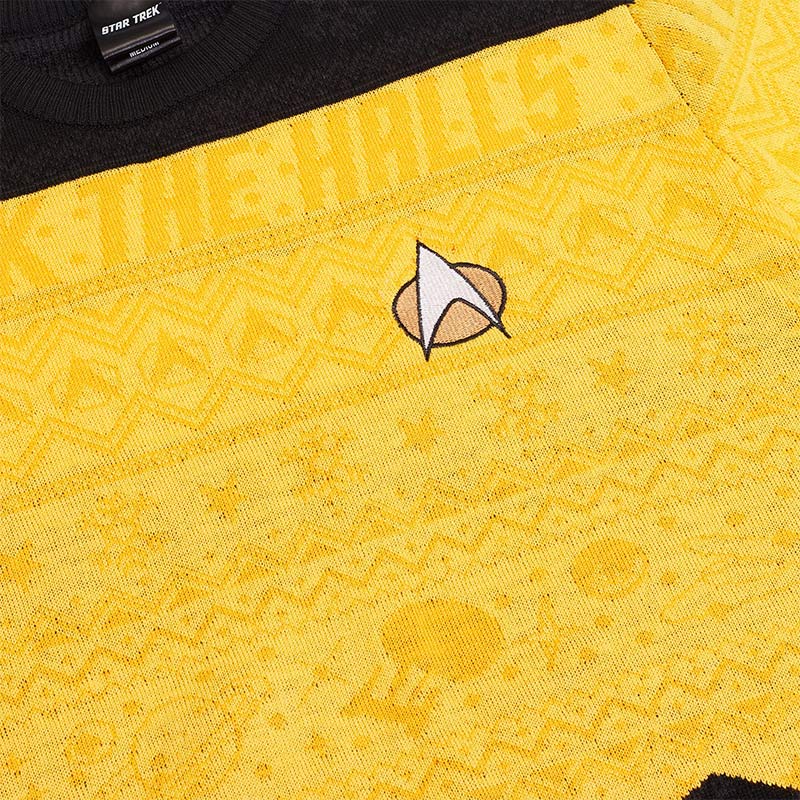 numskull-star-trek-yellow-christmas-jumper-weihnachtspullover-gelb image 6