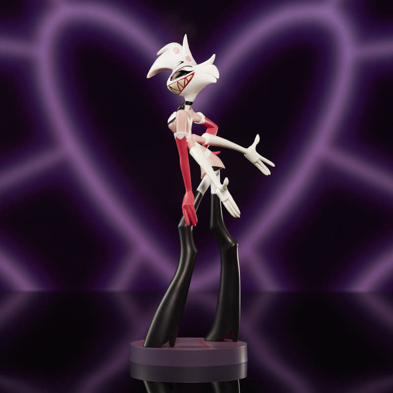 numskull-hazbin-hotel-angel-dust-statue-30-6-cm-pvc-sammlerfigur image 3