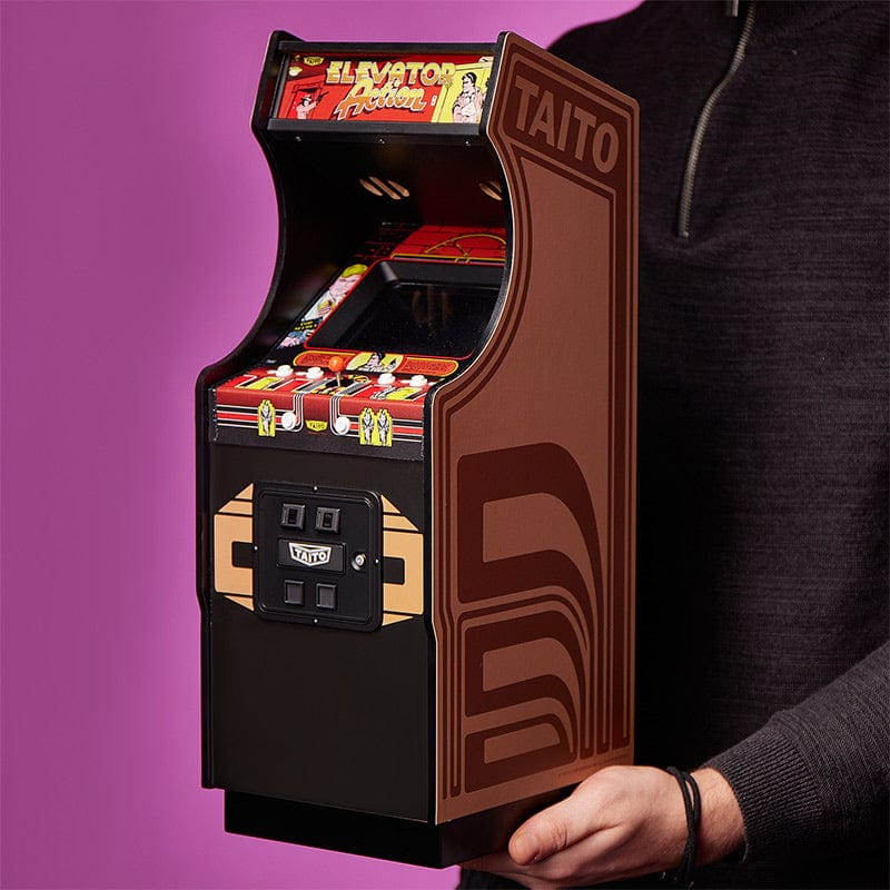 numskull-quarter-arcades-elevator-action-spielautomat-1-4-holz image 6