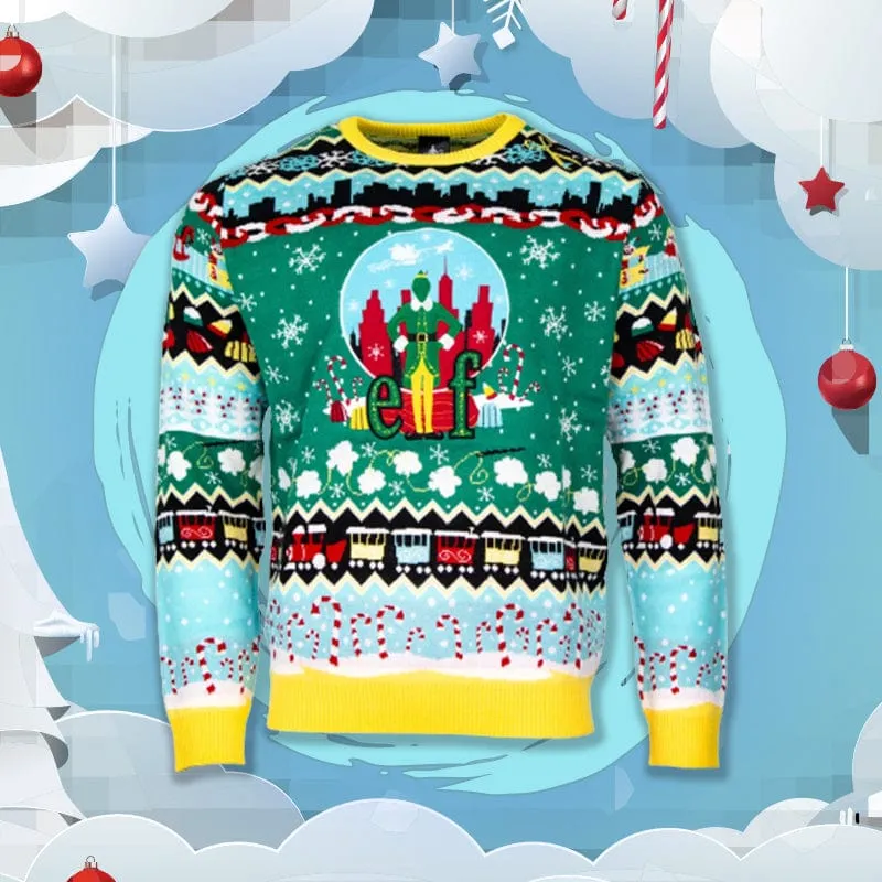 numskull-elf-christmas-jumper-ugly-sweater-unisex image 1