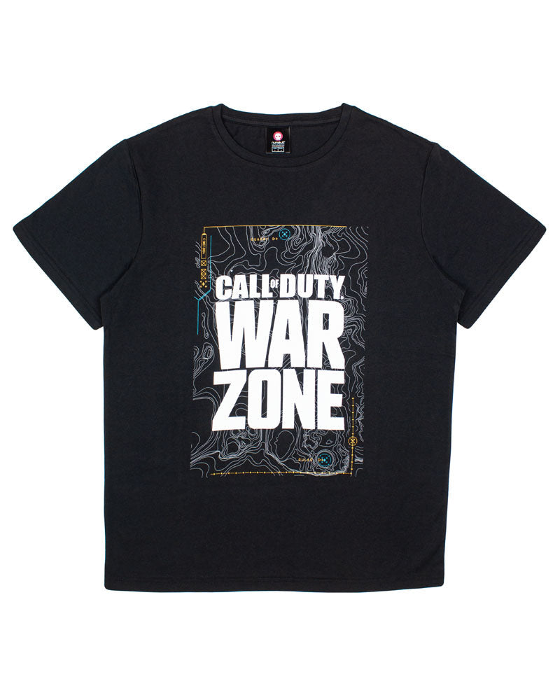 numskull-call-of-duty-warzone-black-map-t-shirt-schwarz image 1