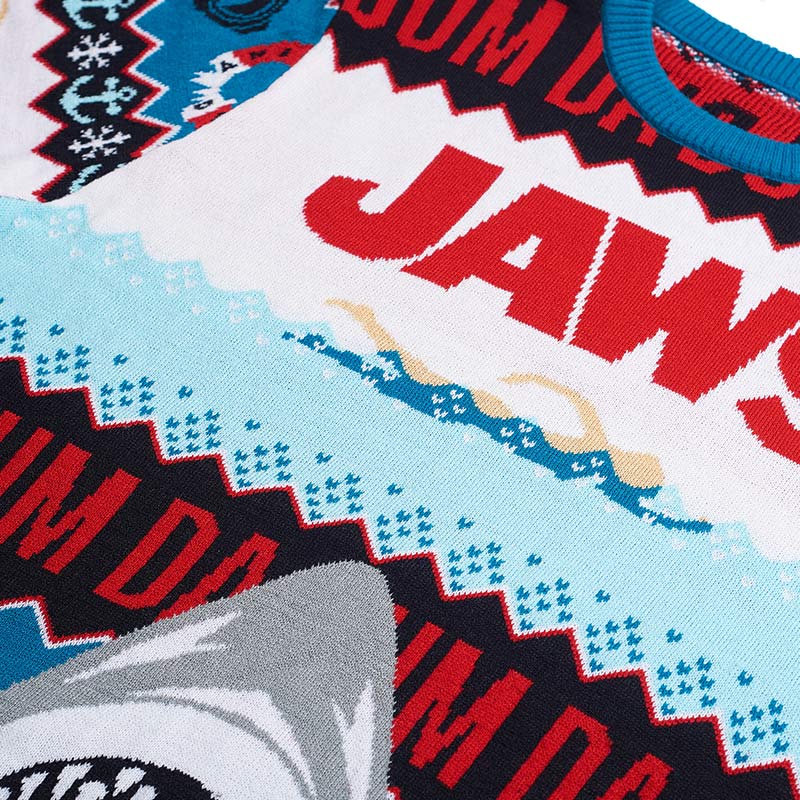 jaws-da-dum-ugly-sweater-weihnachtspullover-strick image 7