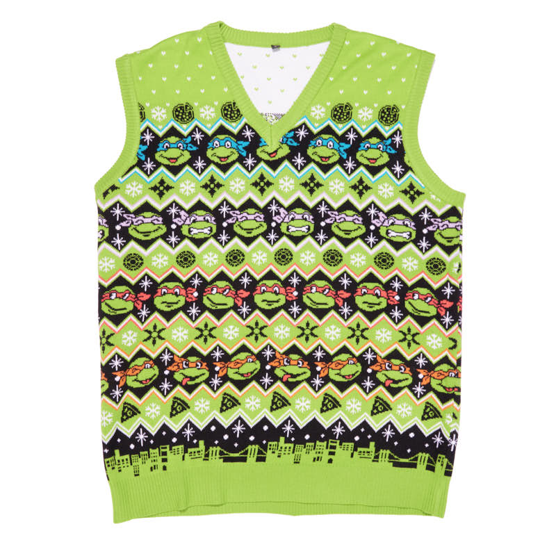 teenage-mutant-ninja-turtles-christmas-strickweste-acryl-unisex image 5