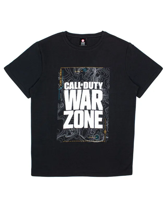 numskull-call-of-duty-warzone-black-map-t-shirt-schwarz image 1