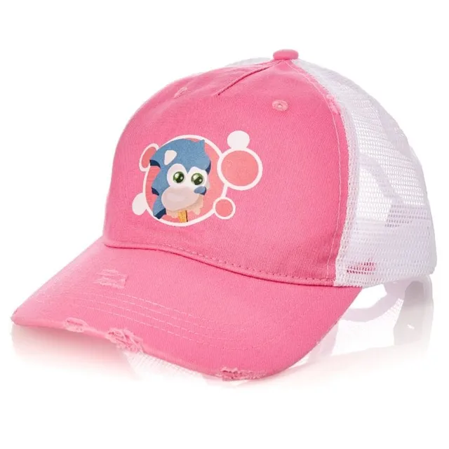 numskull-sonic-ice-cream-trucker-cap-rosa-snapback image 1