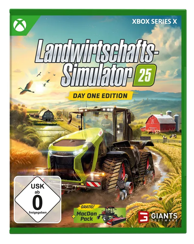 farming-simulator-25-day-one-edition-xbox-spiel-mit-400-maschinen image 1