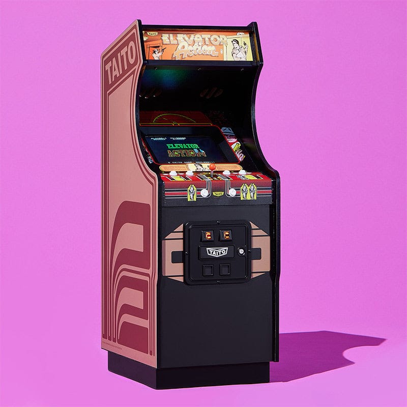 numskull-quarter-arcades-elevator-action-spielautomat-1-4-holz image 5