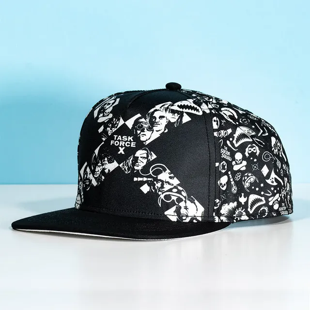 numskull-suicide-squad-task-force-x-snapback-cap-schwarz image 1