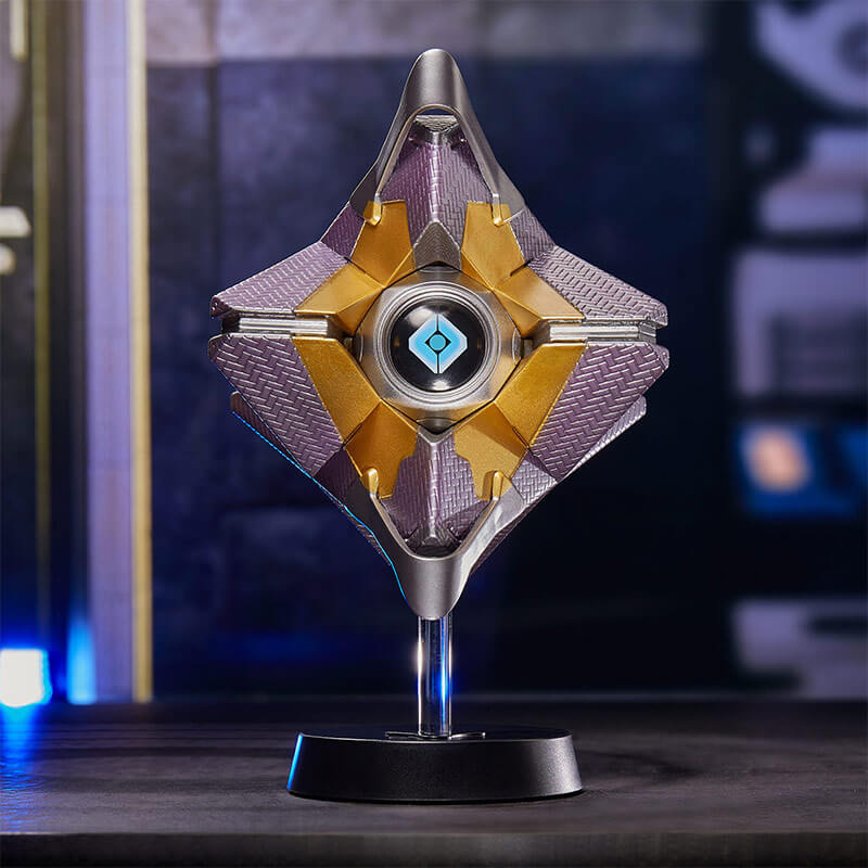 destiny-heraldic-ghost-shell-sammelfigur-19-6-cm-mit-emblem image 2