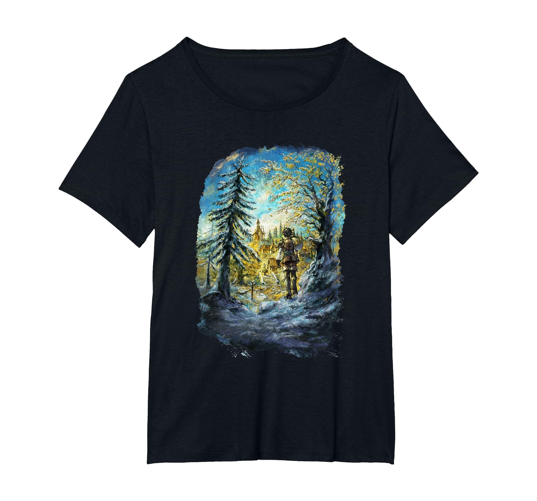 square-enix-octopath-traveler-0-t-shirt-illustration-marineblau image 4