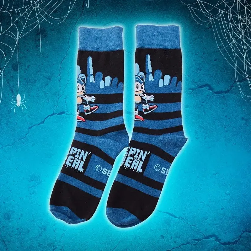 numskull-sonic-creepin-it-real-socken-schwarz-one-size image 1