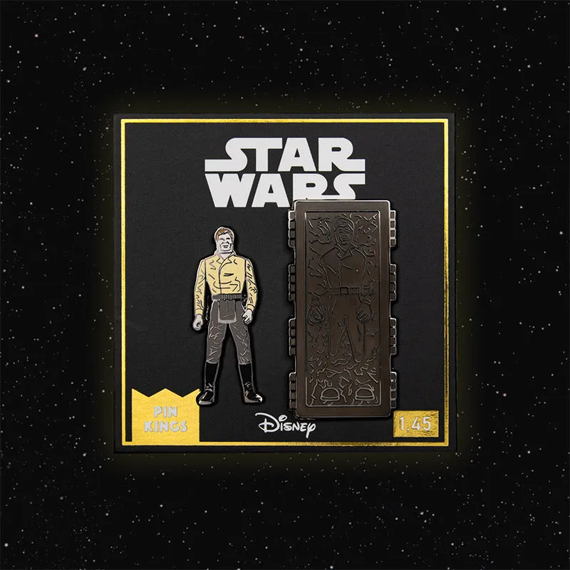 numskull-pin-kings-set-1-45-han-solo-pins-carbonite-2er image 1
