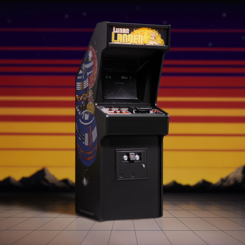 atari-lunar-lander-quarter-arcade-mini-automat-1-4-sammler image 1