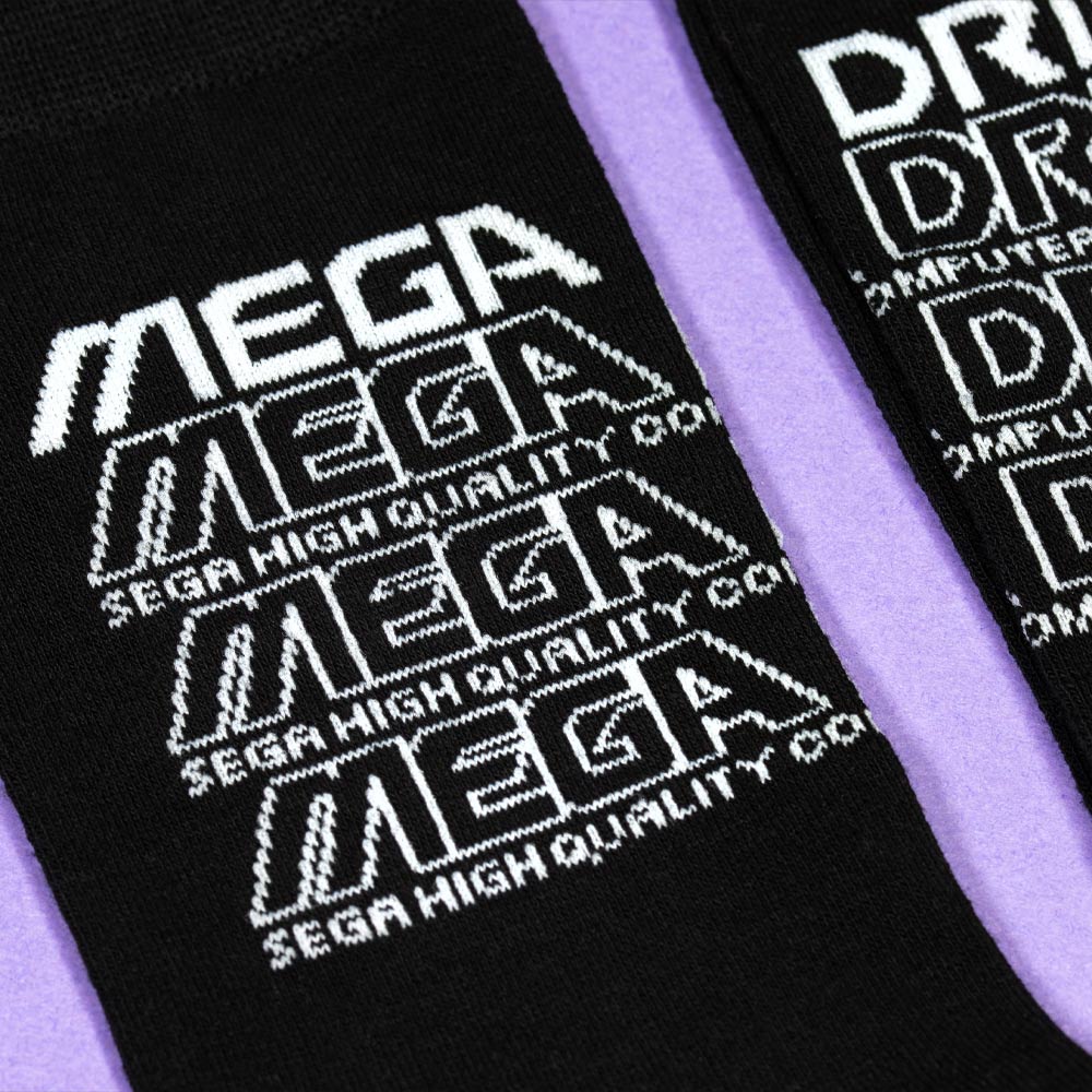 numskull-sega-mega-drive-retro-logo-socken-schwarz-one-size image 3