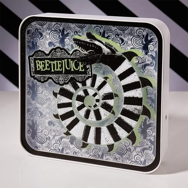 numskull-beetlejuice-sandworm-acryl-lampe-wandlicht-gr-n-22cm image 1