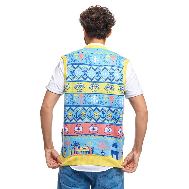 numskull-spongebob-christmas-strickweste-tank-top-gr-m image 2