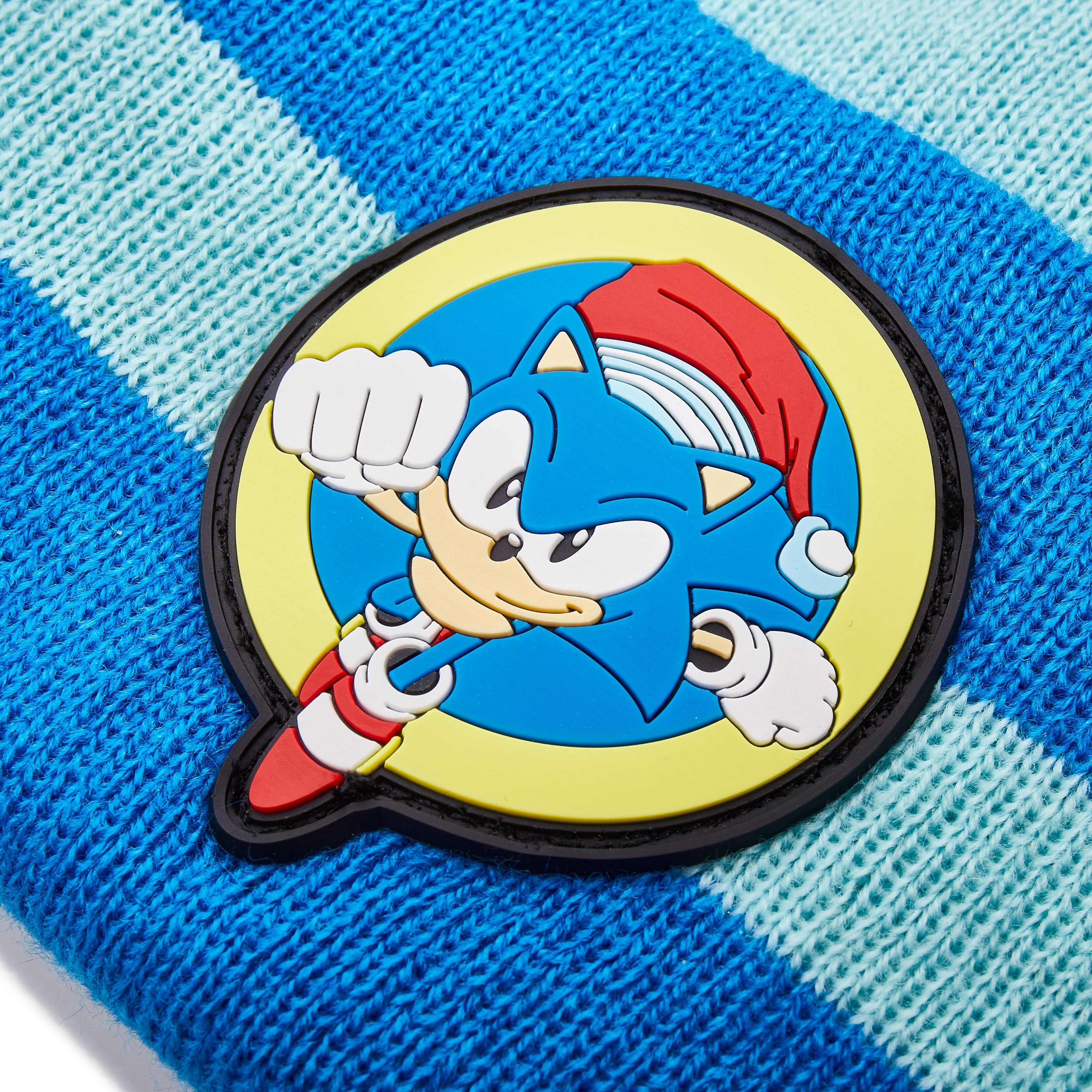 sonic-the-hedgehog-classic-winter-beanie-strickm-tze-blau image 4