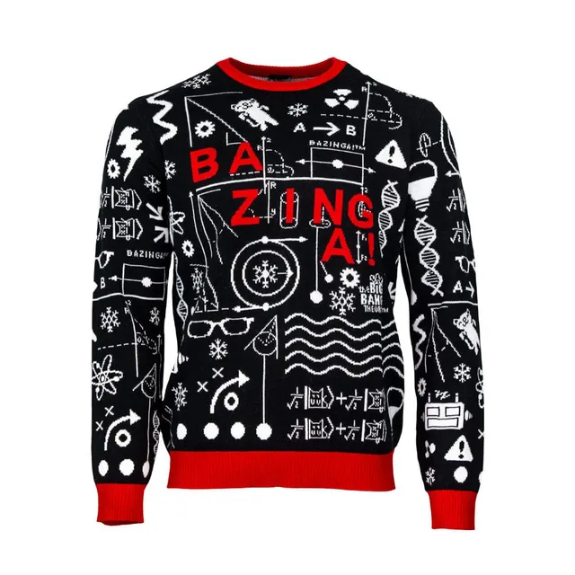 the-big-bang-theory-bazinga-weihnachtspullover-4xl-gestrickt image 1
