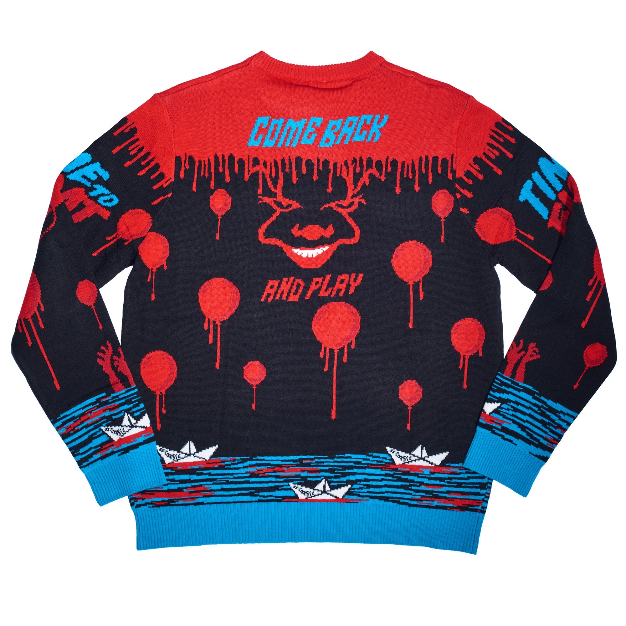 numskull-pennywise-it-weihnachtspullover-ugly-sweater-m image 2