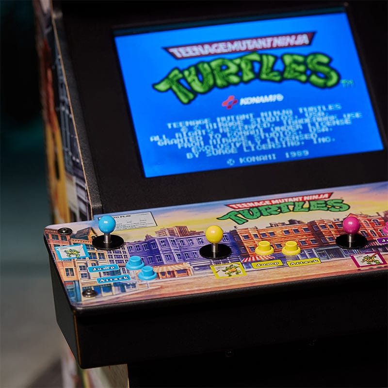 numskull-quarter-arcades-tmnt-arcade-automat-1-4-mit-hocker image 5