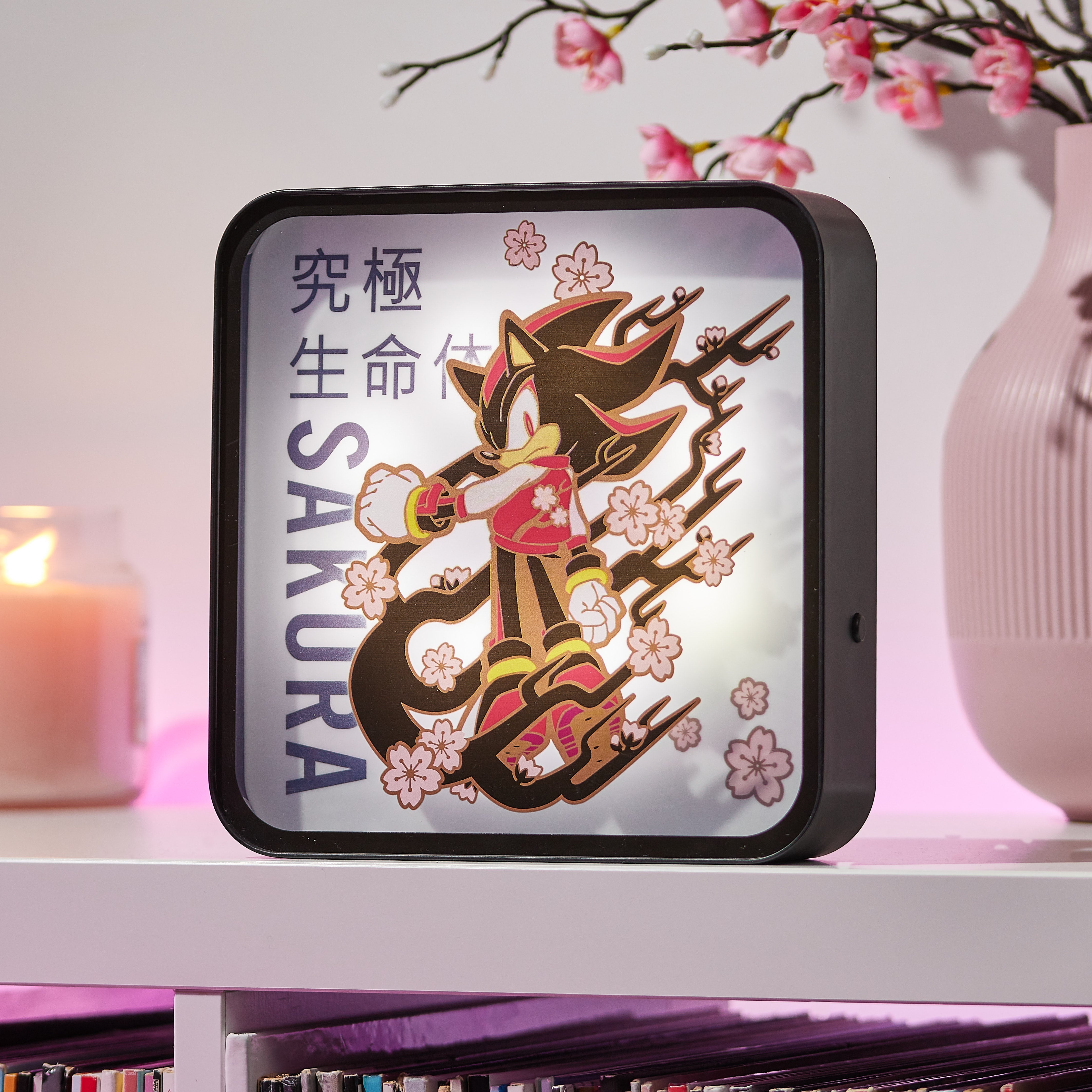 numskull-sonic-lampe-sakura-shadow-acryl-led-tisch-wandlicht image 4
