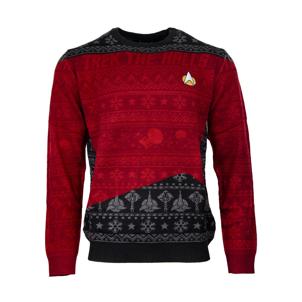 star-trek-trek-the-halls-weihnachtspullover-gestrickt image 1