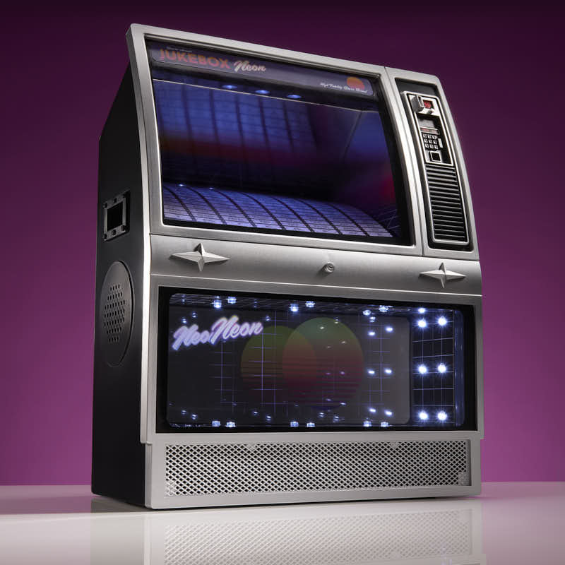 numskull-quarter-arcades-mini-jukebox-bluetooth-neon-80s image 1