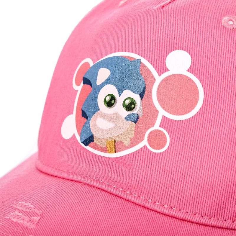 numskull-sonic-ice-cream-trucker-cap-rosa-snapback image 4